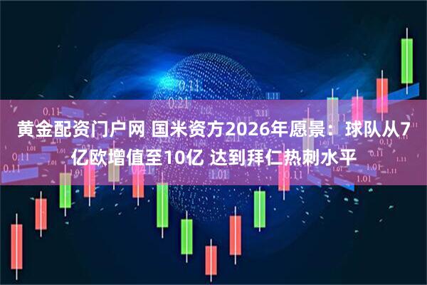 黄金配资门户网 国米资方2026年愿景：球队从7亿欧增值至10亿 达到拜仁热刺水平